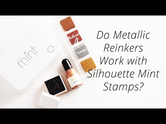 How to Use Silhouette Mint Stamps with a Stamp Platform (Alternate Method -  Video)