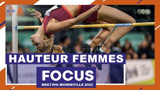 FOCUS SAUT EN HAUTEUR FEMMES MEETING DE MONDEVILLE 2023