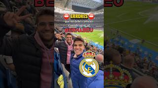 Qué saber antes de ir a un partido del Madrid en el Santiago Bernabéu ⚽️#madrid #realmadrid #españa