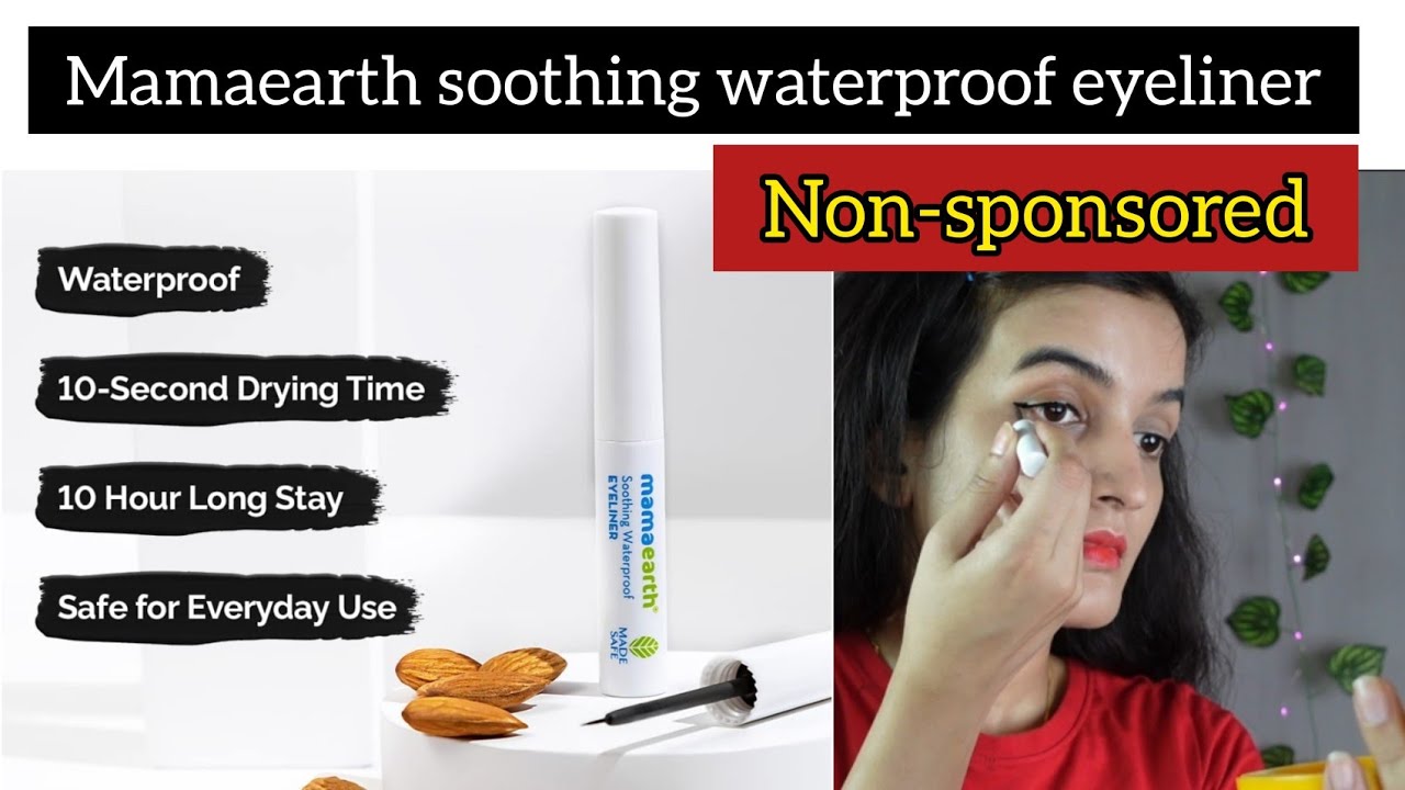 *new* Mamaearth soothing waterproof eyeliner review mamaearth liquid