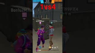 #freefire 1vs4 tagra game play short video