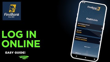 How to Login to First Bank of Nigeria