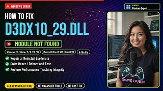 Fix d3dx10_29.dll Missing!