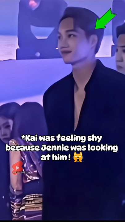 The way Jennie secretly looked at Kai! I want them back together #blackpink#jennie#kai#jisoo#lisa