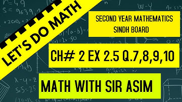 Second Year Mathematics Chapter#2( The Straight  line) EX 2.5, Q.7,8,9 and 10 lecture 151.