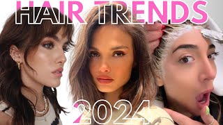 BIGGEST hair cut & colour TRENDS 2024 - Scandi Hairline - Kitty Cut and MORE