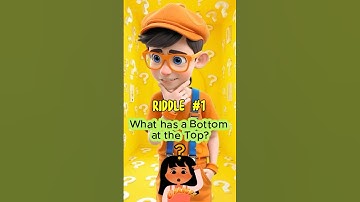 Riddle #1: What has a bottom at the top? #riddles #riddletime #riddle