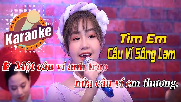 [KARAOKE] Tìm Em Câu Ví Sông Lam - Beat Chuẩn Hay Nhất || Khánh An