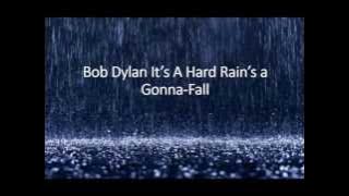 Bob Dylan 'A Hard Rains A Gonna-Fall' (lyric Video)