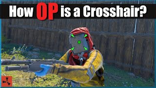 How much does a crosshair improve your aim in Rust?