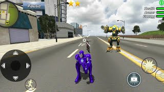 Iron Rope Hero Crime City Ninja Gangster Battle - Best Android GamePlay HD screenshot 5