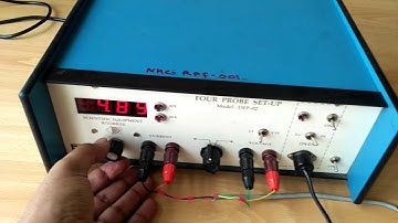 Four Probe - Engineering Physics Lab