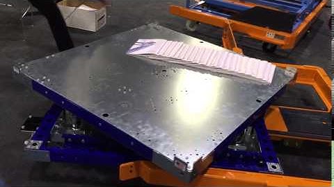 FlexQube rotating flat deck cart