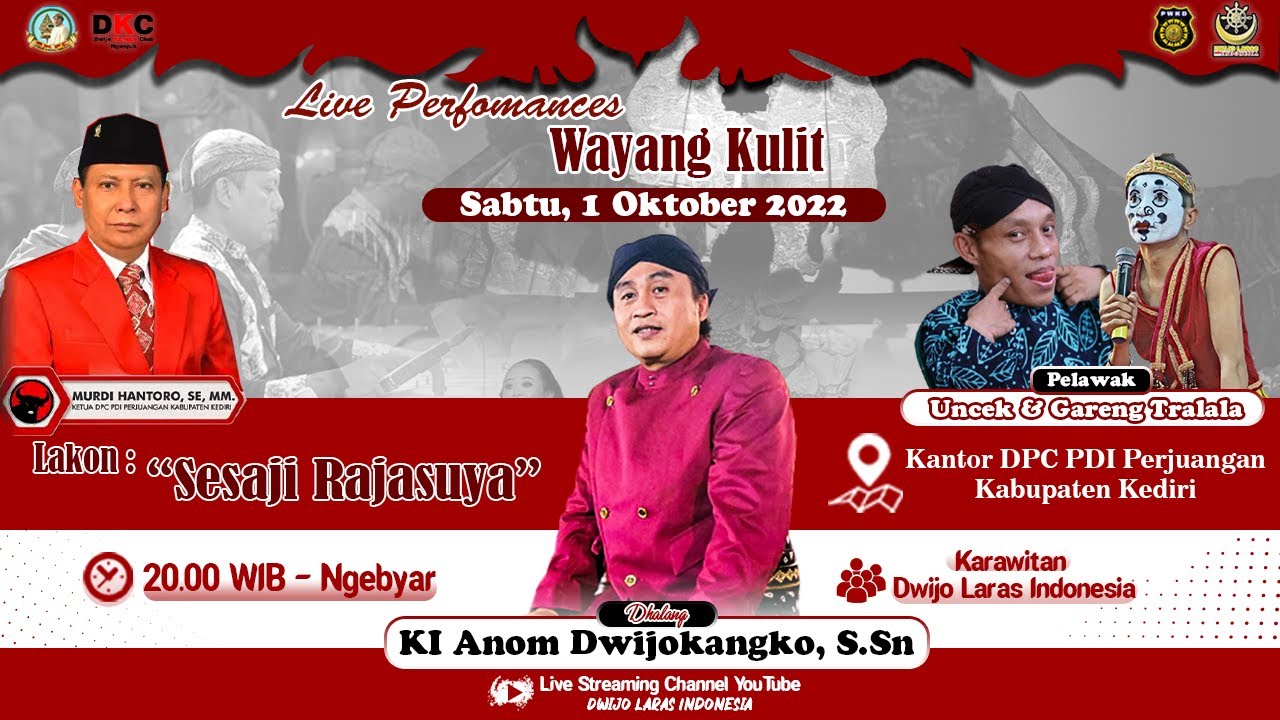 🔴LIVE WAYANG KULIT DALANG KI ANOM DWIJOKANGKO, S.Sn 