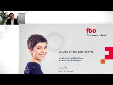 Das ABZ der Business-Analyse - Abschlüsse und Zertifikate (Webinar)