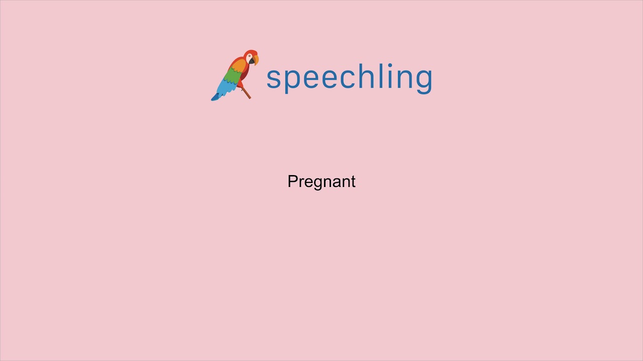 How To Say Pregnant In German Youtube