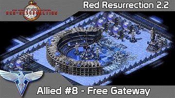 C&C Red Resurrection 2.2 - Allied #8 Free Gateway on Hard Difficulty