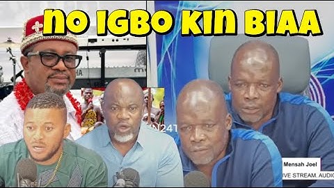 Nigerians' speak! There is no King in Ghana apart from Asantehene; we don’t know of any Igbo King
