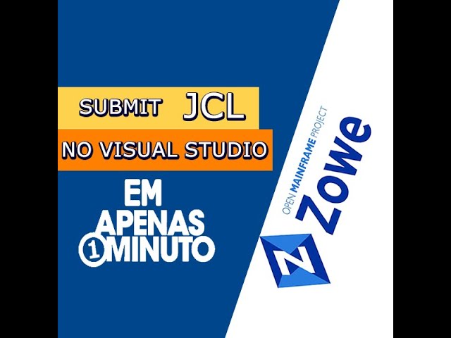 Aprenda em 1 minuto Zowe VS JCL