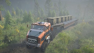 Radioactive Fossils - Deliver to the Railway Station | Dairy Horn 3 2% HEAVY | SnowRunner Gameplay