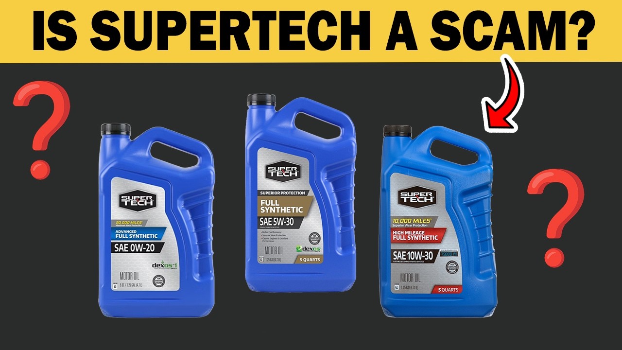 Is Walmarts Supertech Oil a SCAM (Or is it Safe?) - YouTube
