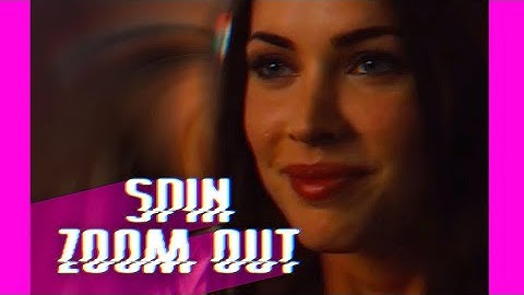 SPIN ZOOM OUT TRANSITION ( VIDEO STAR ) #videostartutorials #videostar #meganfox