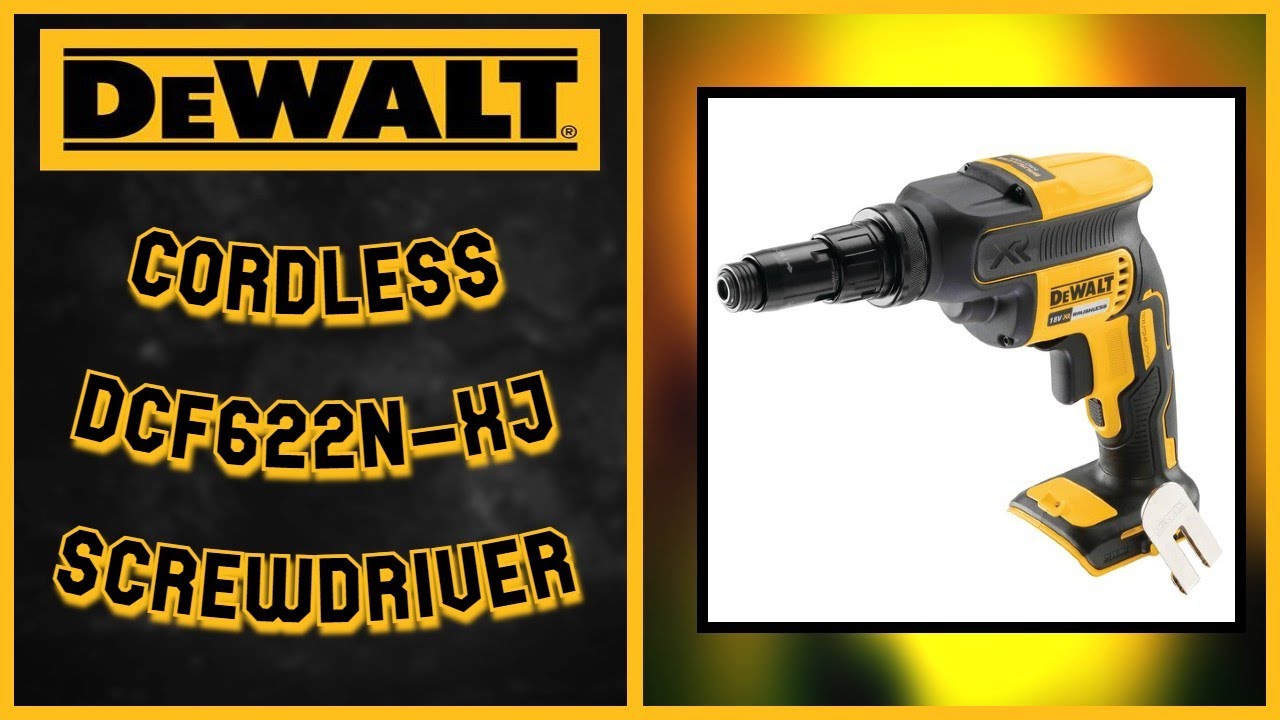 DeWalt Self-drilling Cordless Screwdriver - DCF622N-XJ - YouTube