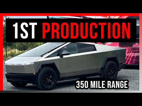 1st Cybertruck Production CONFIRMED | 350 Mile Range | 1st Built