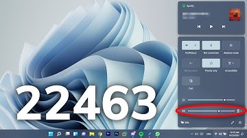 New Windows 11 Build 22463 - Taskbar Fixed, New icon in Audio Settings & Fixes (Dev Channel)