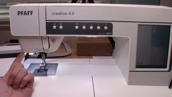 Pfaff Creative 4 0 Embroidery Machine Overview