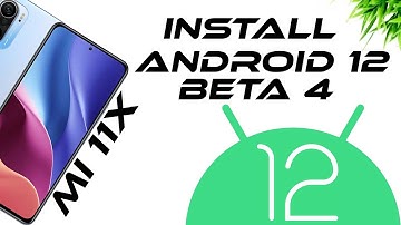 Install Android 12 Beta 4 piratex build on Mi11x, Poco F3, Redmi K40. Pixel 5 Port.