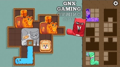 Puzzle Cats - Gameplay Walkthrough (iOS & Android) #Level54 #game #funny #tricky #gnxgaming