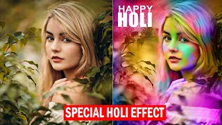 Photoshop Holi Special Effect Tutorial Adobe Photoshop screenshot 3