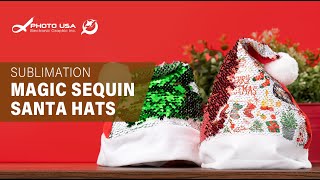 Sublimation Sequin Santa Hats - Photo USA screenshot 2