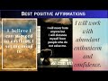 Best positive affirmations for confidencesuccess welcome new year