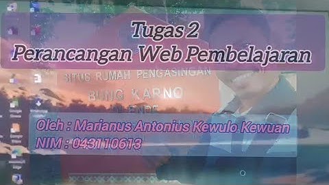 Tugas 2 Mata Kuliah Perancangan Web Pembelajaran | Membuat Website LMS Moodle