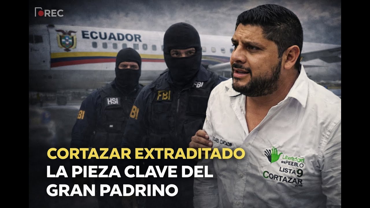 Extraditan a Cortazar, el cabo suelto de Danilo Carrera