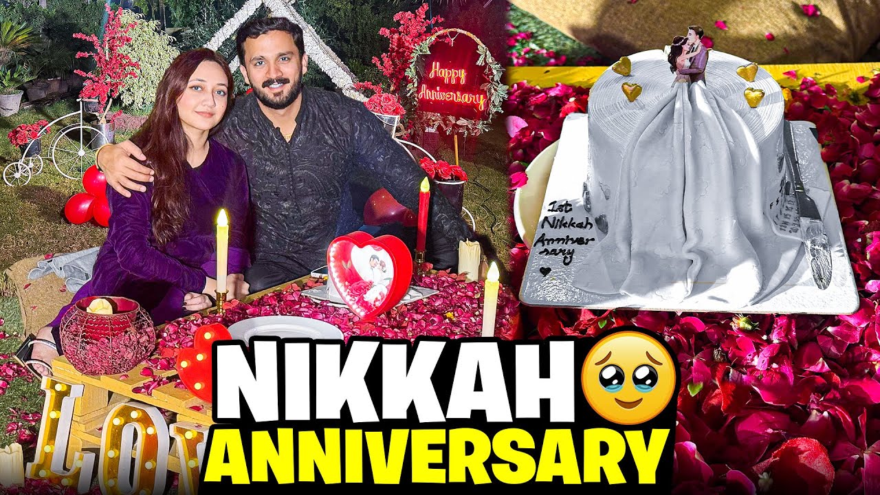 Celebrated First Nikkah Anniversary together💕Surprise for Emaan🙈