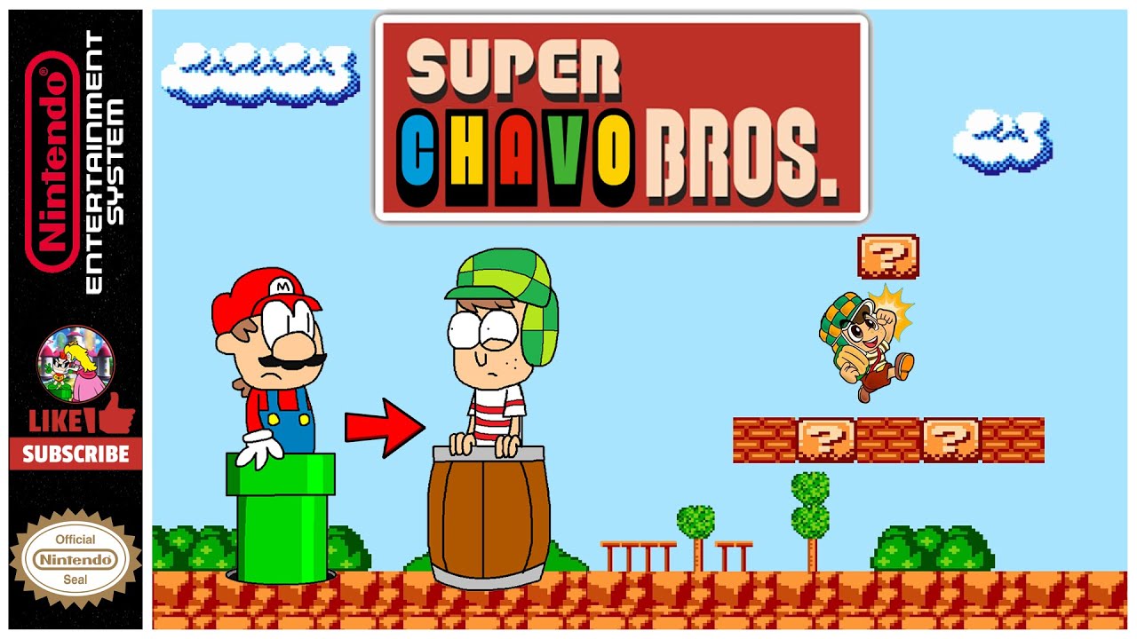 Chavo In Super Mario Bros. (Full Gameplay) | SMB1 (NES) Hack