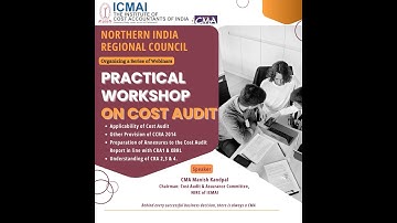 3rd Session on Practical Workshop on Cost Audit by CMA Manish Kandpal held on 17.05.2025