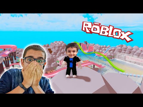 BUĞRA VE BERAT İLE AQUA PARKA GİTTİK! ROBLOX WATER PARK