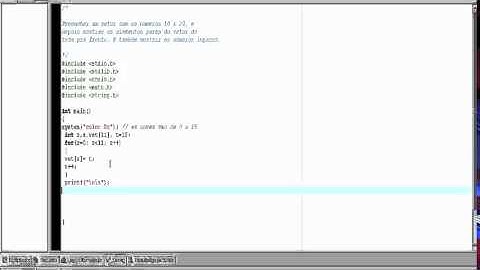 mostra os elementos pares do vetor de tras pra frente