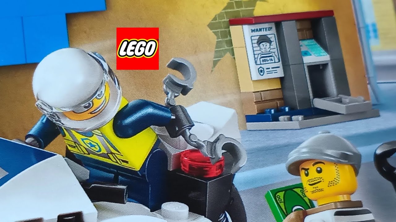 LEGO™ | POLICE MOTORCYCLE CHASE | Building A Police MOTORCYCLE ...