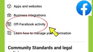 Facebook | Off-Facebook activity Settings screenshot 1