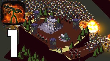 Stick World Z: Zombie War TD Gameplay walkthrough - Part 1 (Android, iOS)