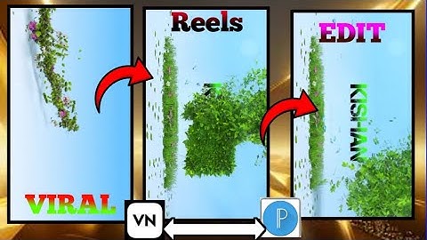 Nature name art reels editing || how to make grass name art video || vn app trending reels editing