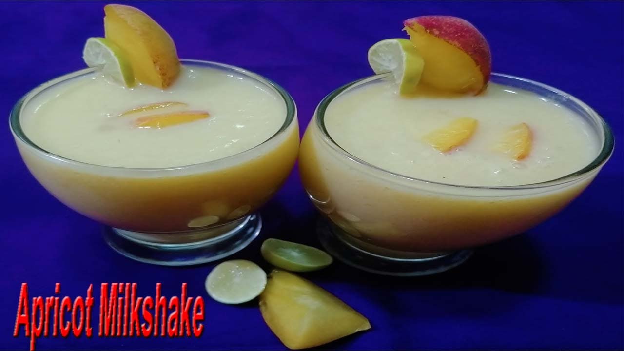 Apricot milk shake ,,Easy Apricot Milk shake,,, by cooking with Foziasheikh YouTube