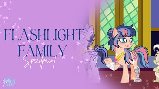 [MLP Next Gen] Speedpaint | Flashlight Family | AureaVerse | Miss Malachite💙