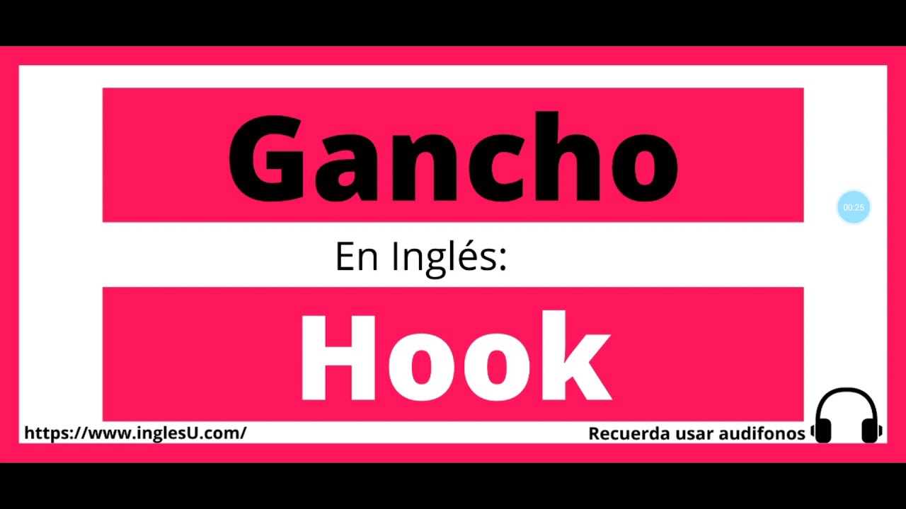 Cómo se dice gancho en inglés - gancho en ingles - YouTube