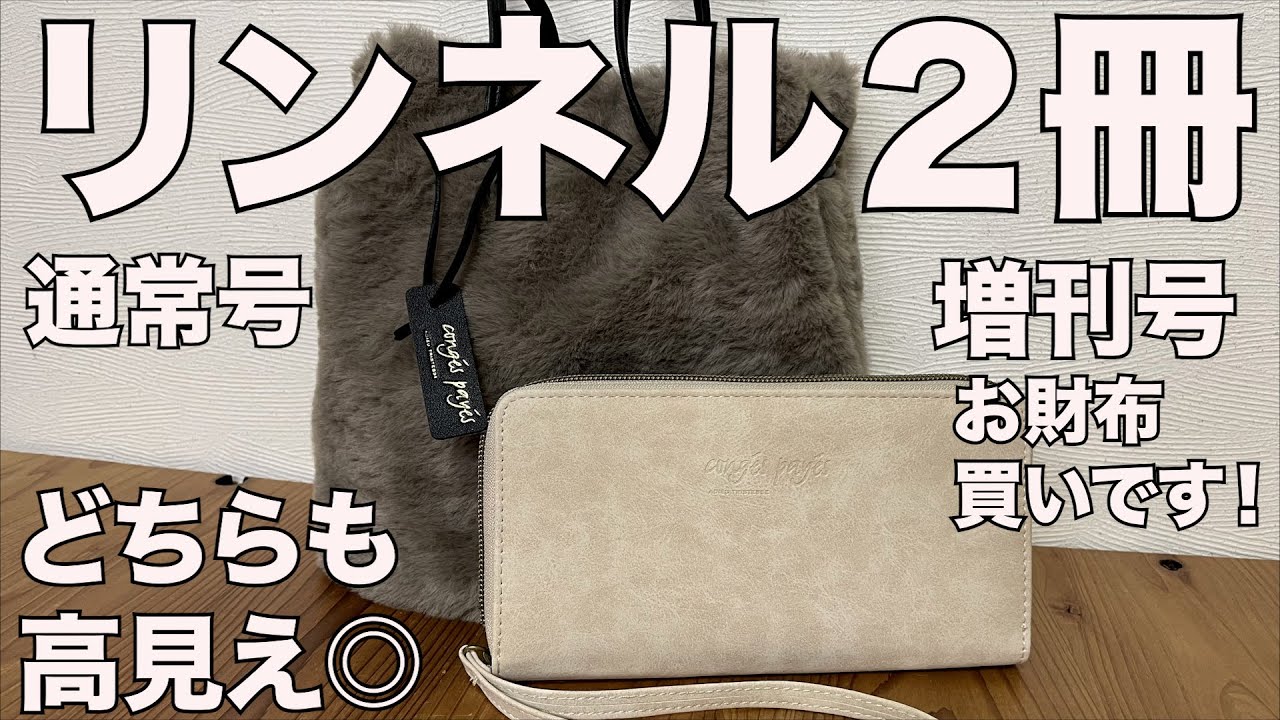 雑誌付録】リンネル 2024年3月号 通常号、増刊号 開封レビュー - YouTube